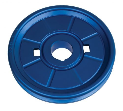 Billet Stock Design Pulley, Blue