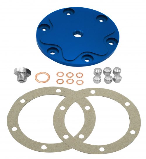 Billet Blue Oil Sump Plate Kit