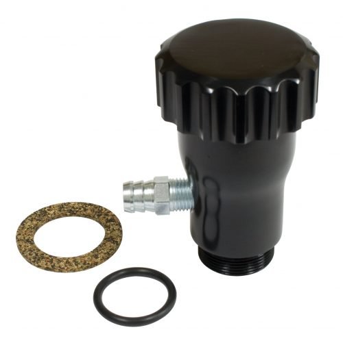 OIL FILLER W/VENT ALL BLACK