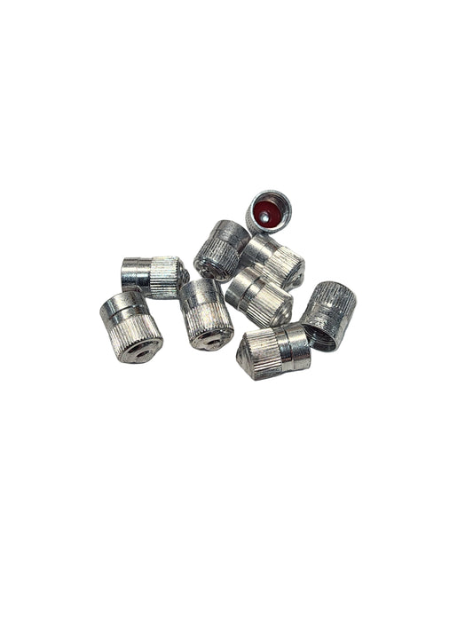 Tire Valve Stem Cap Each Aluminum Raw Finish