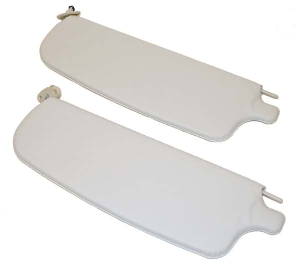 65-74 Ghia, Off-White Sun Visors Sedan or Convertible