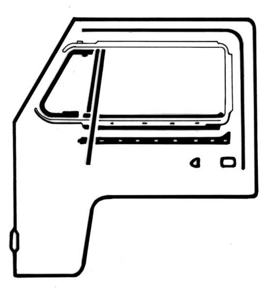 Bus 68-79 Deluxe Door Seal Kit Left & Right Bundle