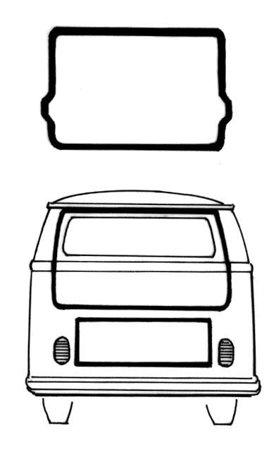 68-71 Bus, Rear Cargo Seal