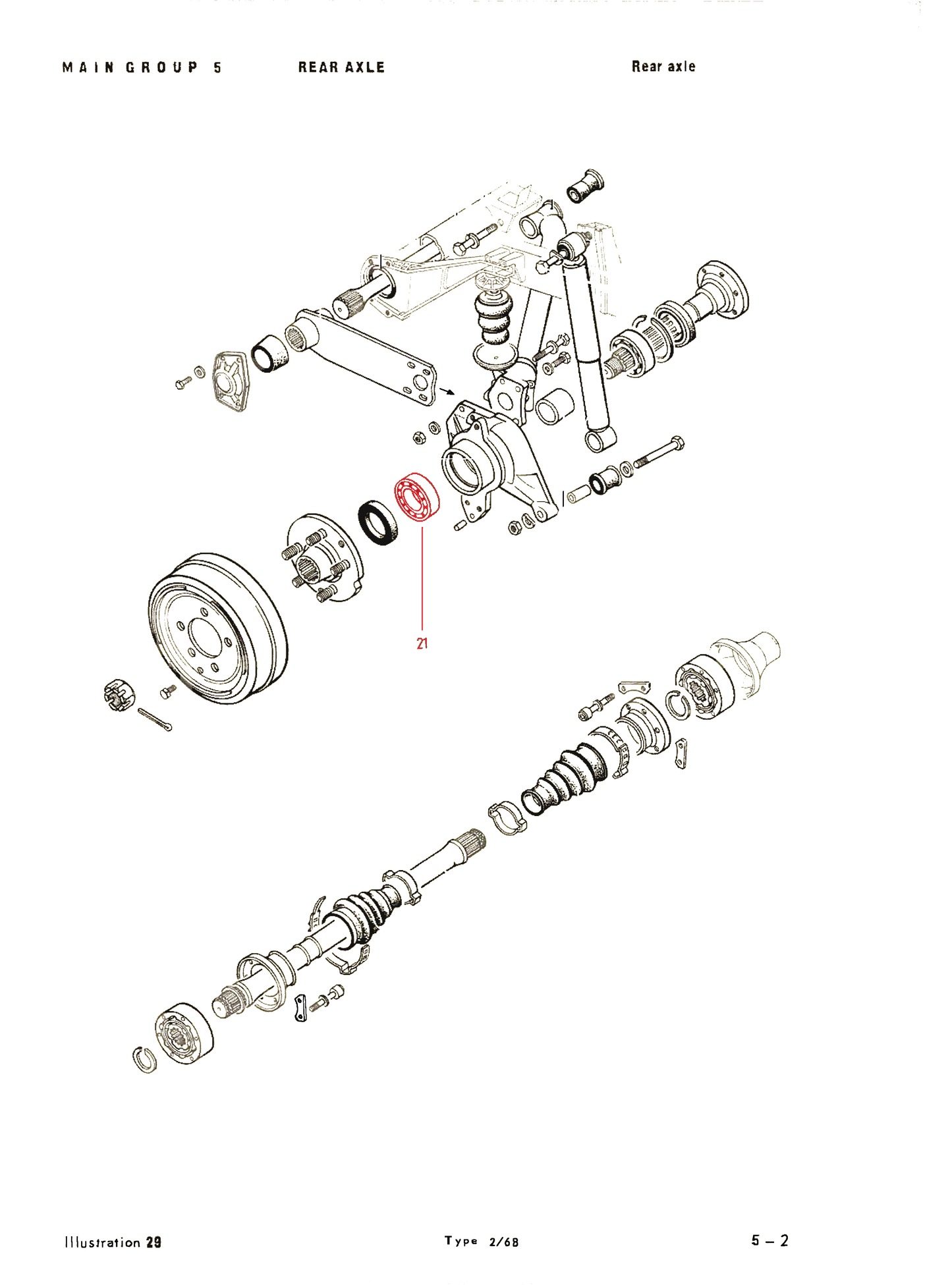 Bus 71-79 Rear Outer Roller Bearing