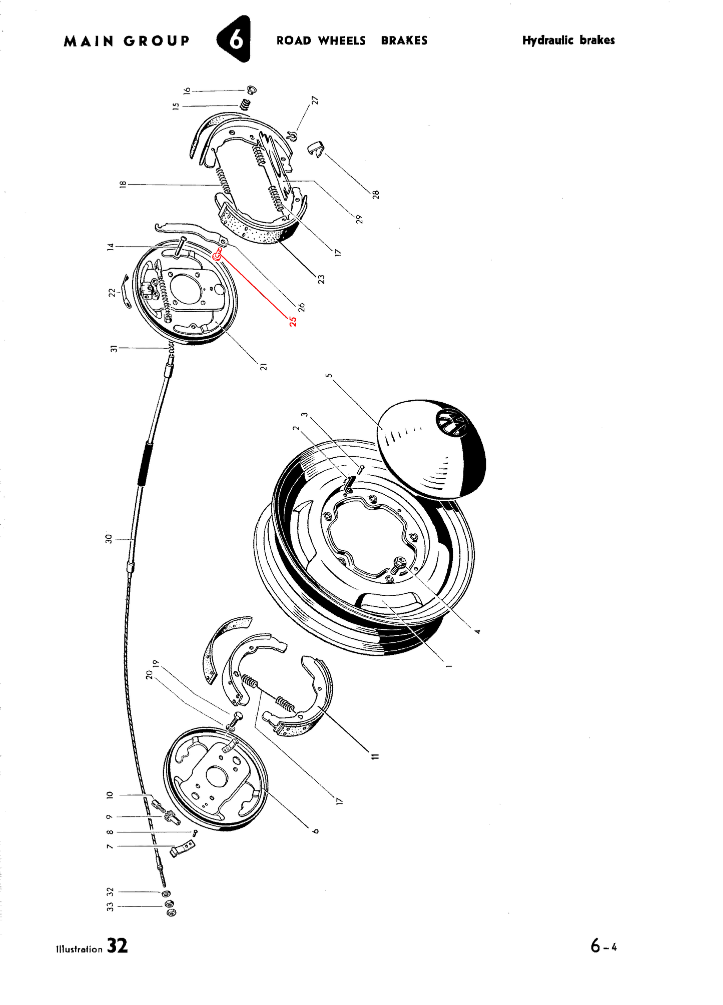 Parking Brake Lever Pivot Pin