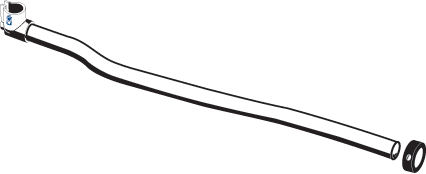 SHIFT ROD, BUS 68-73 FRONT