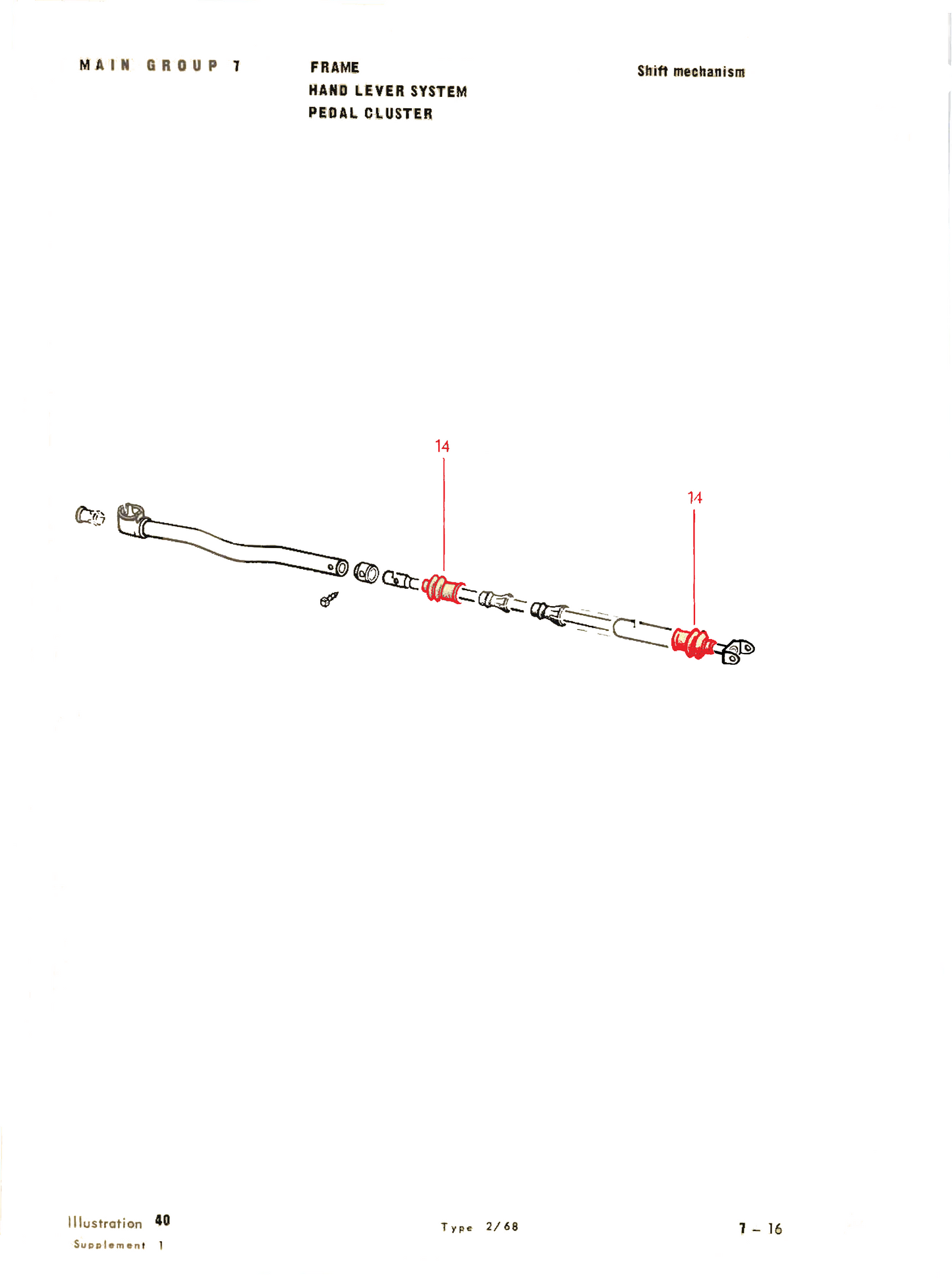 T2 62-79 Shift Rod Boot Each