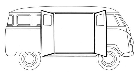 T2 52-67 Cargo Side Door Seal 9pc
