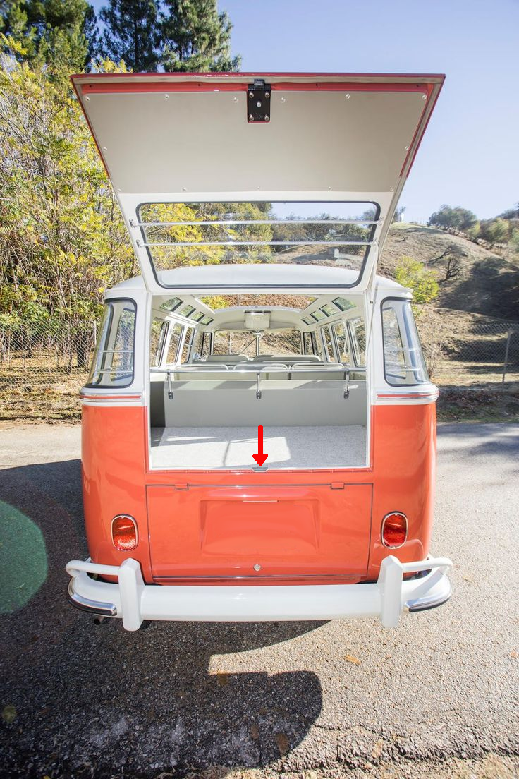 Bus 55-63 STRIKER PLATE REAR CARGO HATCH