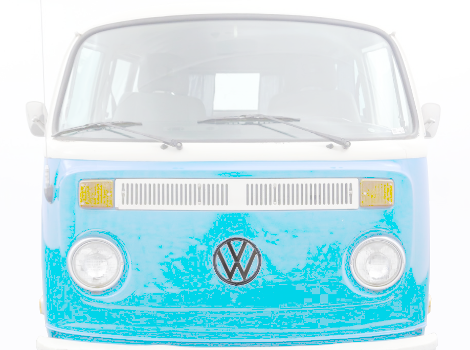 Bus 73-79 Front Emblem Stainless Steel