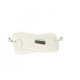 68-77 Sunvisor W/Mirror, Off-white