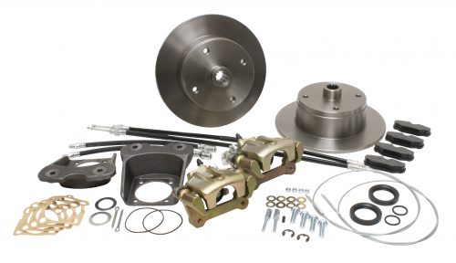 Rear Disc Brake Kit, I.R.S., 68-72, 4x130 with14x1.5mm Threads, Deluxe Kit