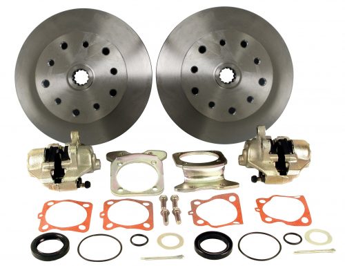 Rear Disc Brake Kit, Swing Axle, 58-67, Double-Drilled 5x130 with 14x1.5mm Threads 5x4.75" with 12mm Threads, Standard Kit