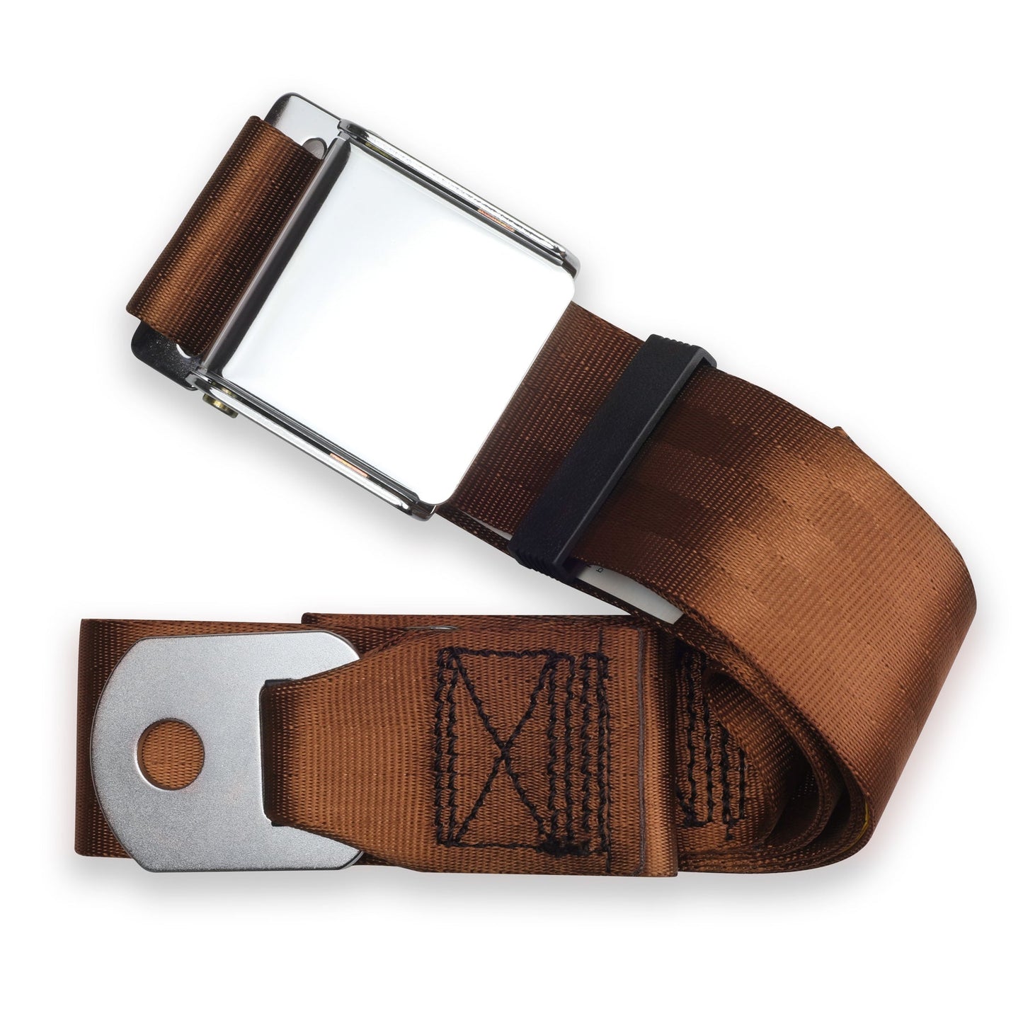 60" 2 Point Lap Belt w/ Chrome Aviation Lift Buckle
