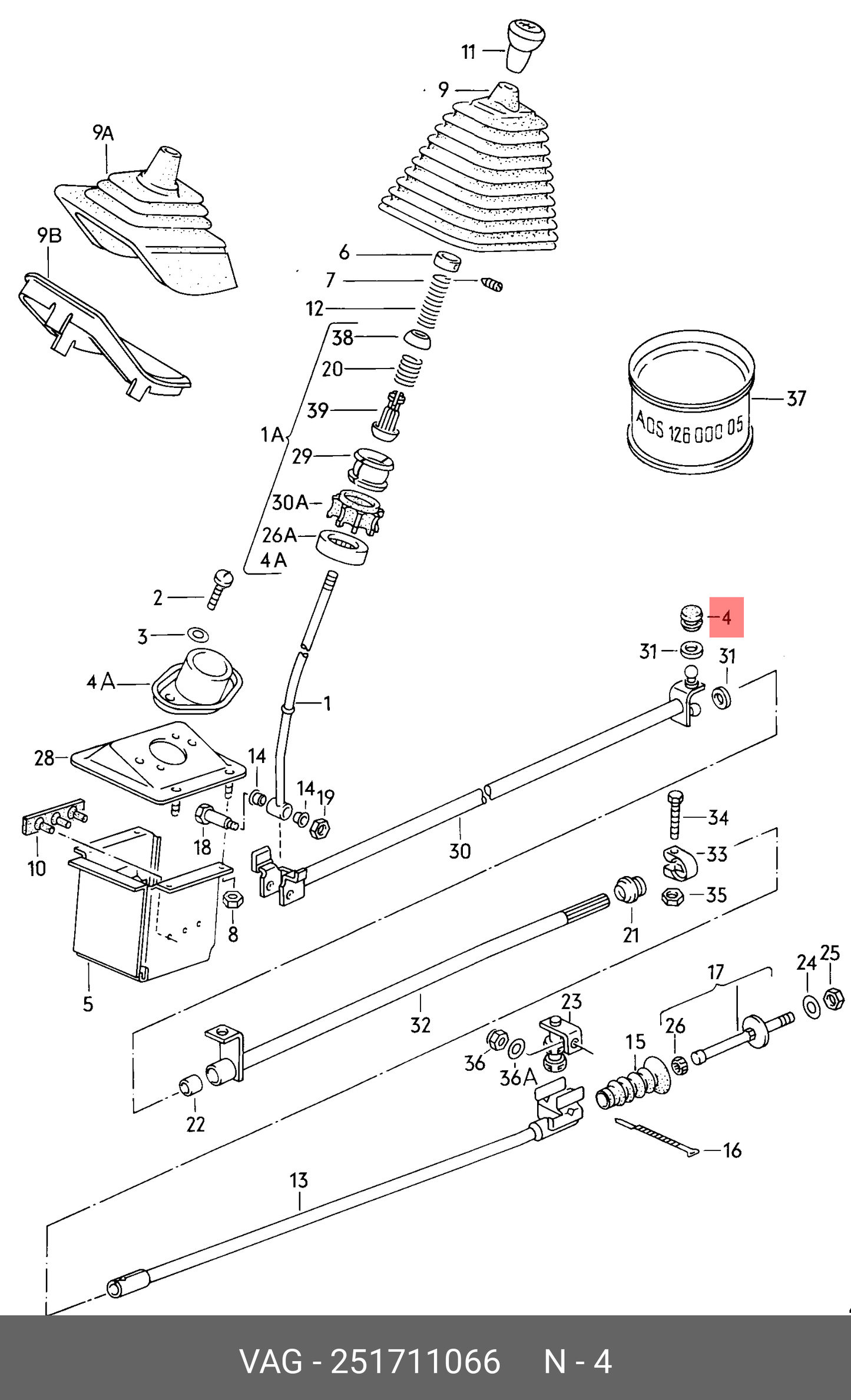 Vanagon 80-83, Shift Bushing