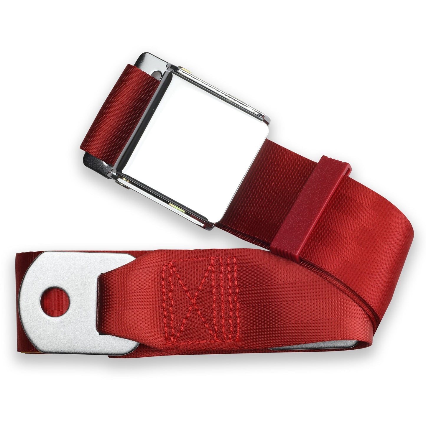 75" 2 Point Lap Belt w/ Chrome Aviation Lift Buckle