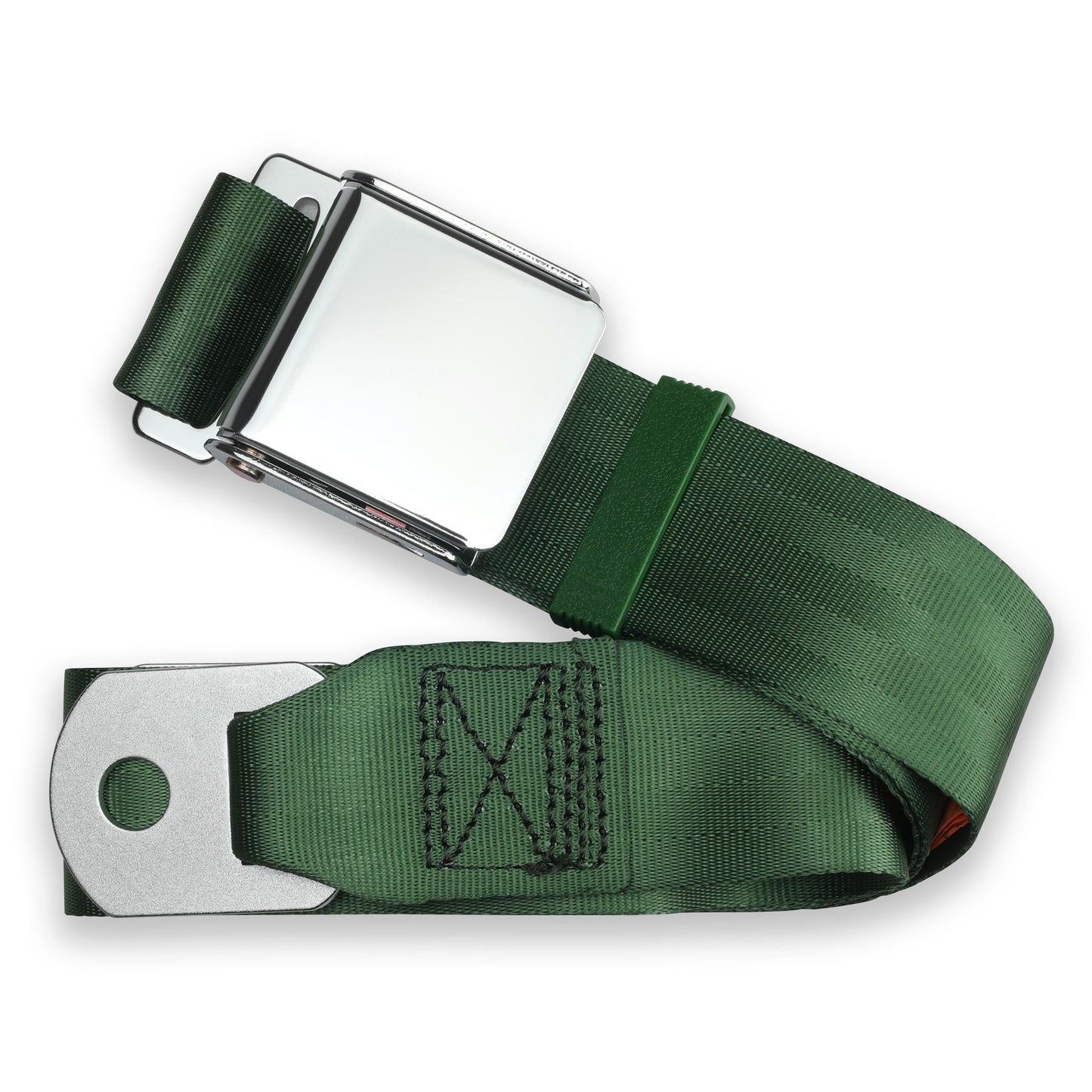 60" 2 Point Lap Belt w/ Chrome Aviation Lift Buckle