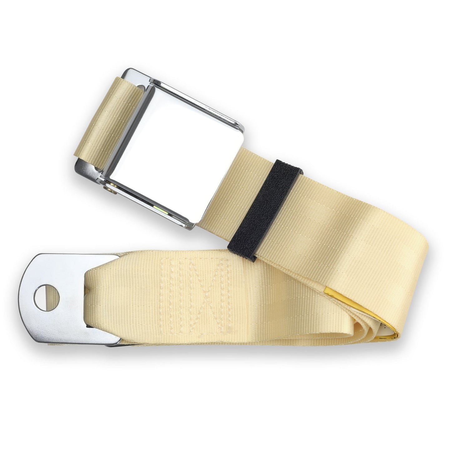 75" 2 Point Lap Belt w/ Chrome Aviation Lift Buckle