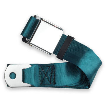 60" 2 Point Lap Belt w/ Chrome Aviation Lift Buckle