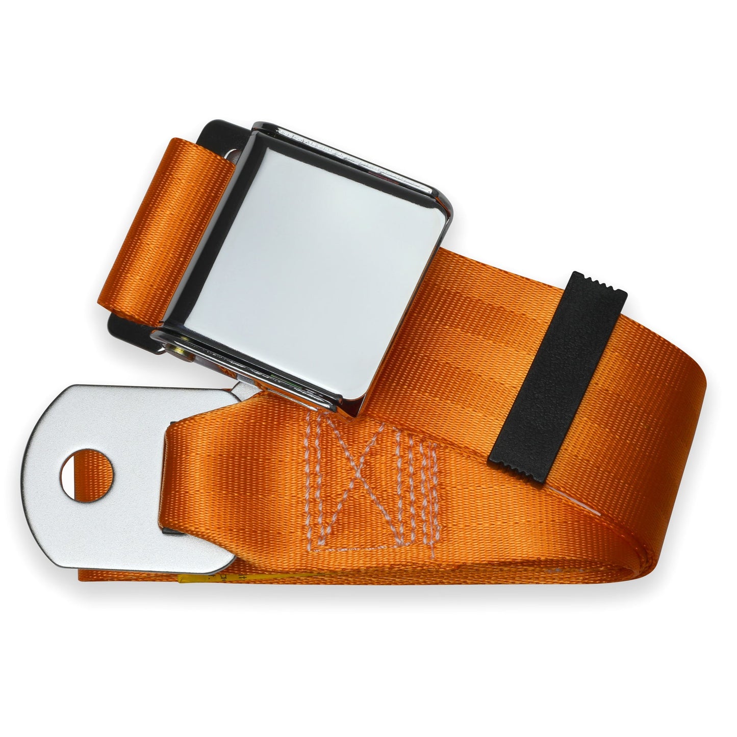 60" 2 Point Lap Belt w/ Chrome Aviation Lift Buckle
