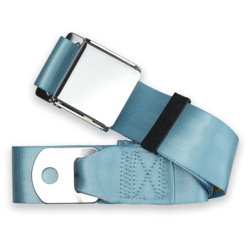 75" 2 Point Lap Belt w/ Chrome Aviation Lift Buckle