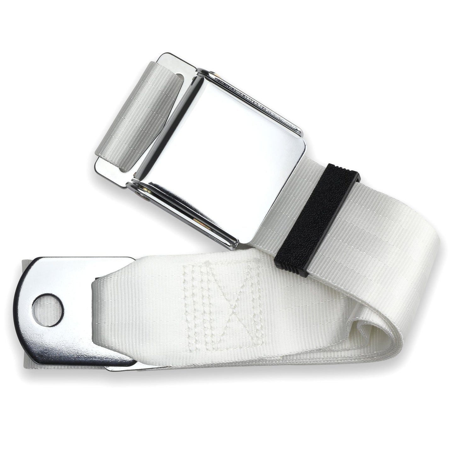 60" 2 Point Lap Belt w/ Chrome Aviation Lift Buckle