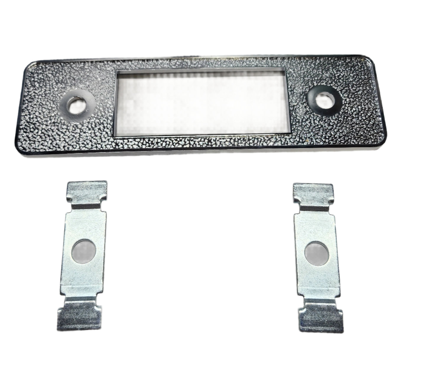 Radio Face Plate, All Chrome Flat for Cut Dash
