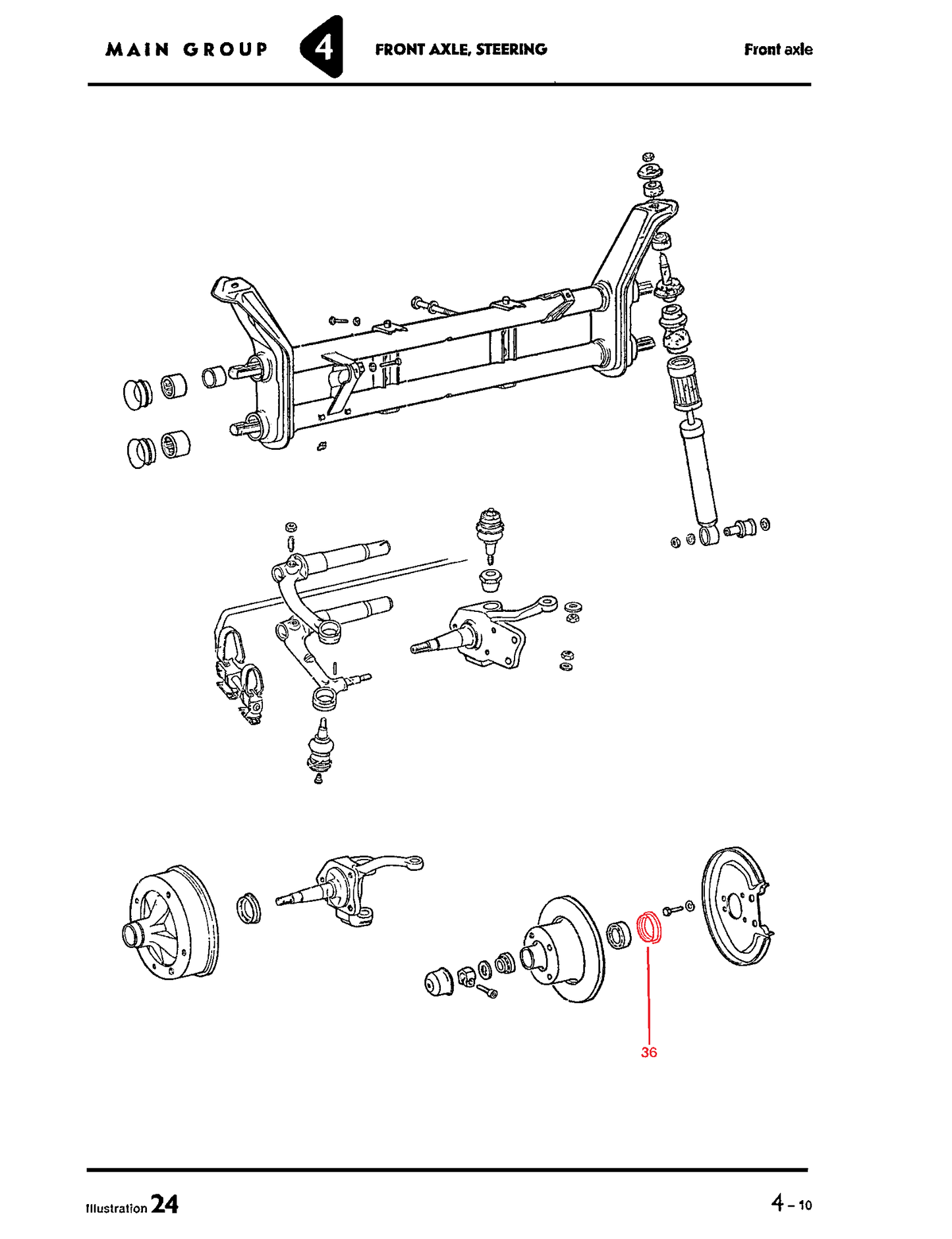 T1 66-67, T3 66-73, Front Wheel Seal