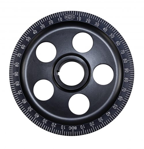 Stock Size Black Anodized Pulley 5 -Hole Degree