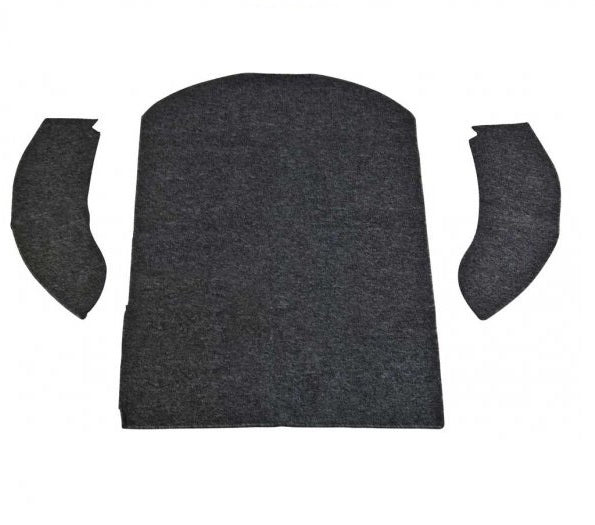 1956-70 Bug Convertible, Carpet Kit Rear Well, 3 pc. Premium Loop