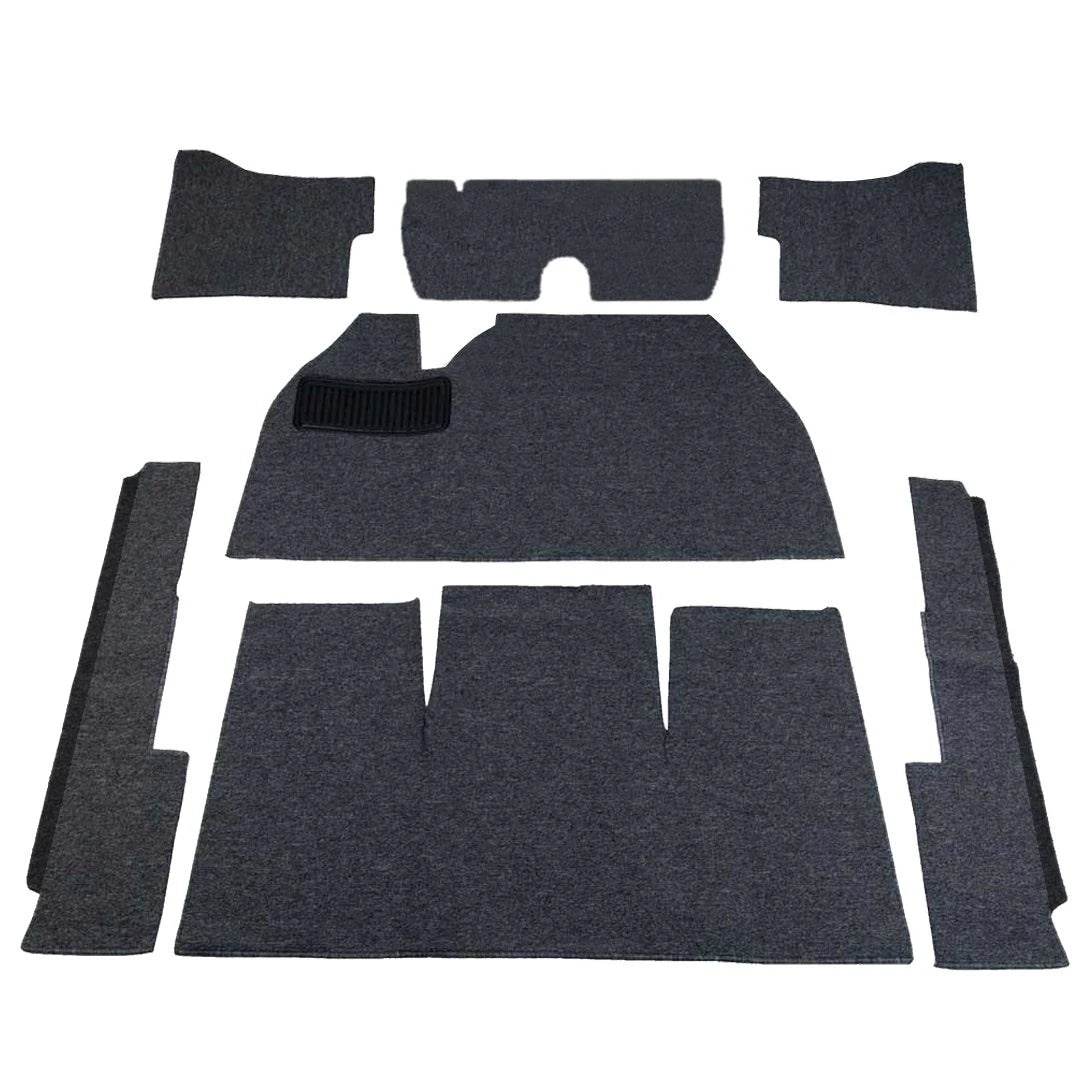 1958-68 Bug Sedan Basic Carpet Kit 7pc. (W/O Footrest) Loop