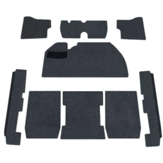 1973-77 Bug Sedan Carpet Kit 7pc. (W/O Footrest) Premium Loop