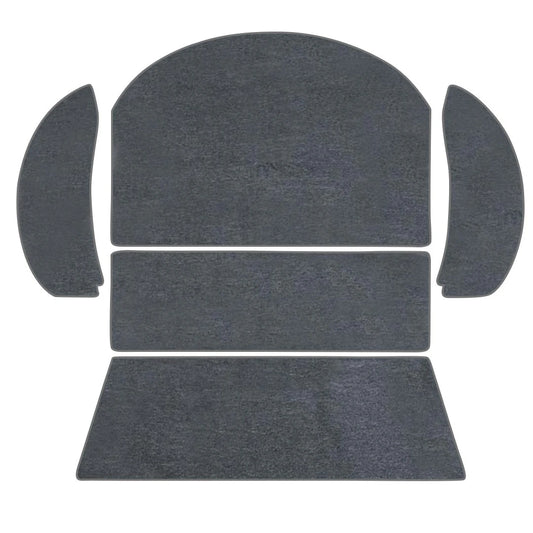 1971-72 Bug Convertible,  Carpet Kit Rear Well, 5 pc. Premium Loop