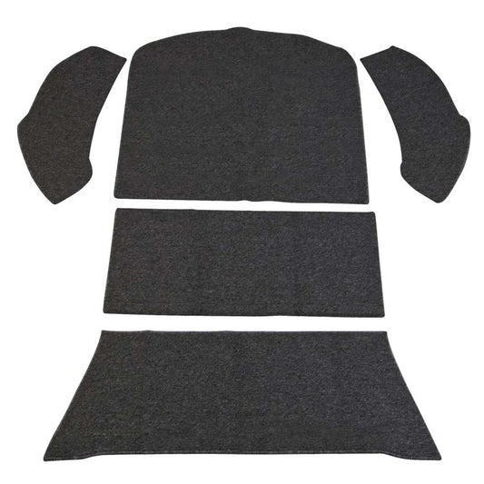 1973-79 Super Beetle Convertible, Carpet Kit Rear Well, 4 pc. Premium Loop