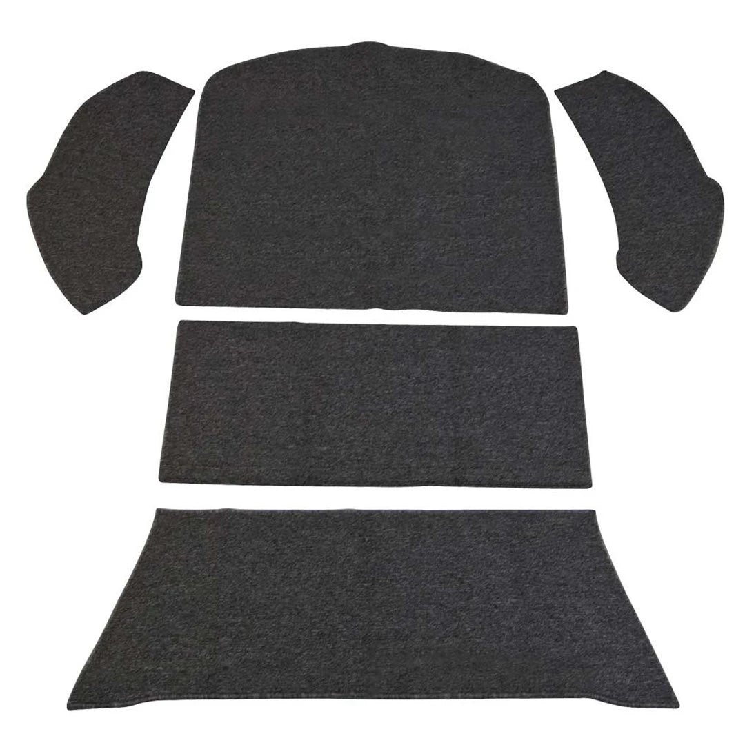 1973-79 Bug Convertible, Carpet Kit Rear Well, 4 pc. Cut Pile