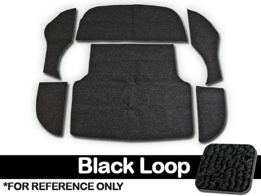 VW Carpet Kit 5pc. (Rear Cargo Area) 1961-74 VW FastBack