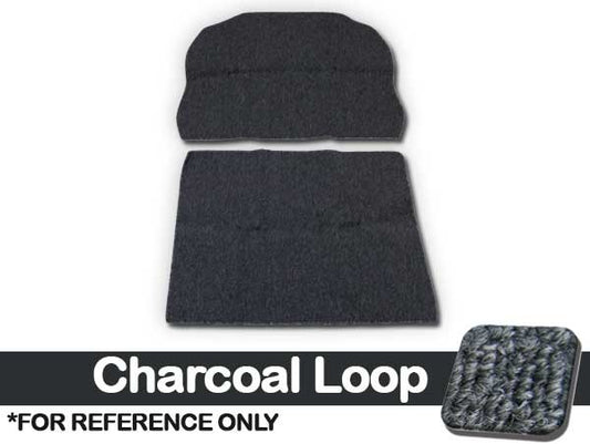 VW Carpet Kit 2pc. (Trunk Area W/O Tire Cover) 1971-72 Super Beetle Sedan or Convertible