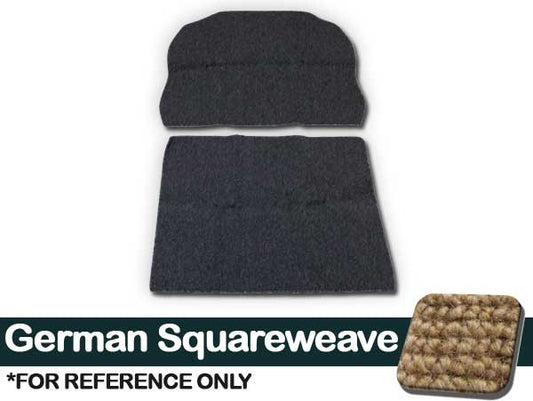 VW Carpet Kit 2pc. (Trunk Area W/O Tire Cover) 1971-72 Super Beetle Sedan or Convertible
