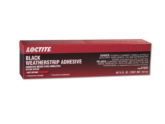 Black Weatherstrip Adhesive