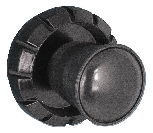 KNOB SET, SAPPHIRE STYLE BLACK KNOB (38) BLACK RING (98)