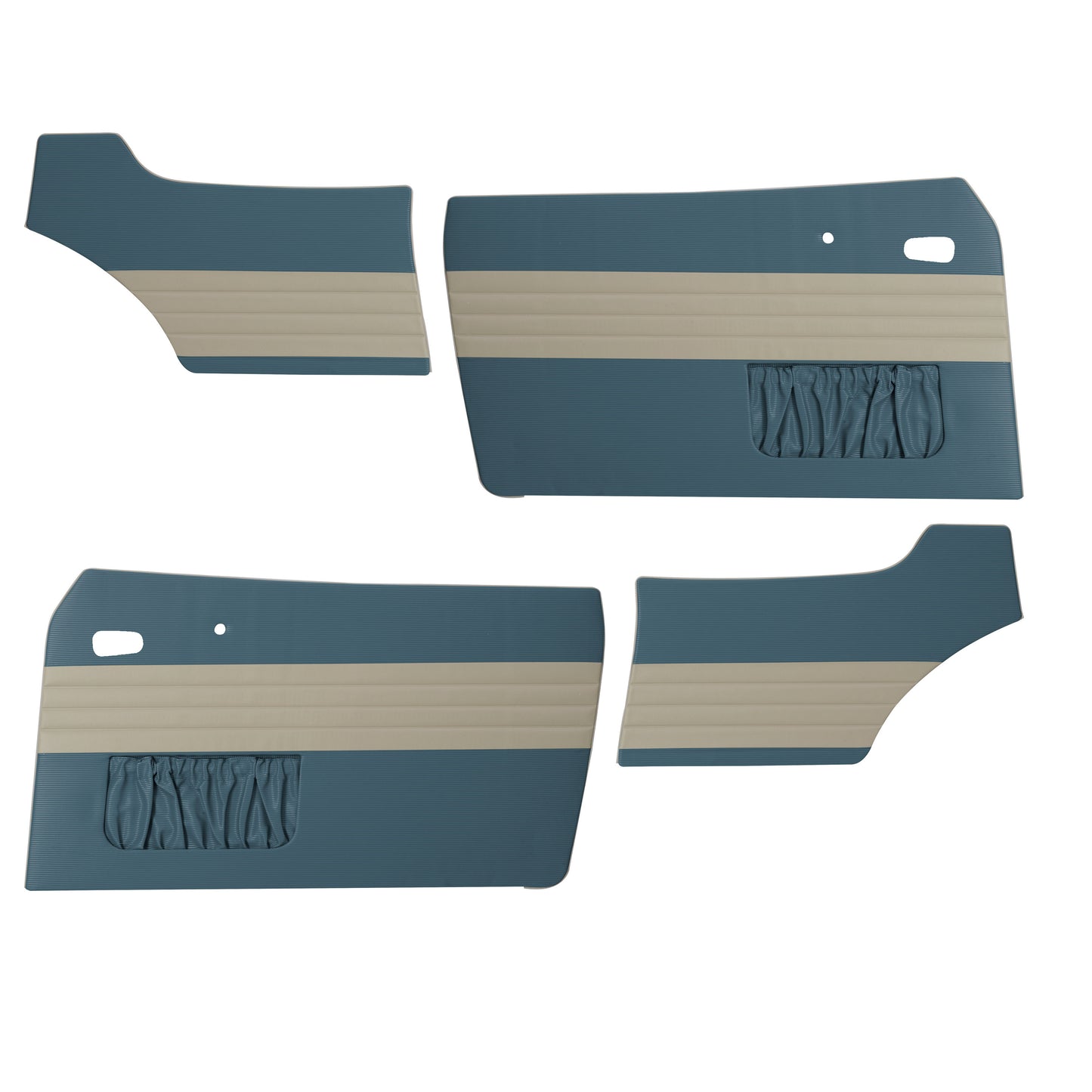 TMI 19-1525 VW Karmann Ghia Coupe OEM Classic Door Panels (1964-1974)