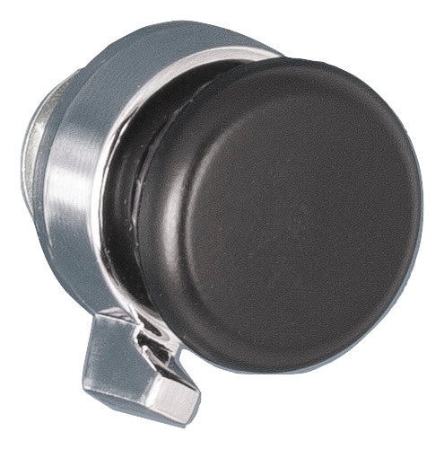 KNOB SET, BLACK KNOB (40) CHROME RING BLAU (80)