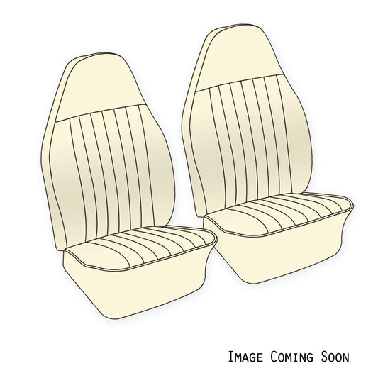 1973 Bug Sedan/Convertible Original Seat Upholstery, Front Only Basketweave Vinyl
