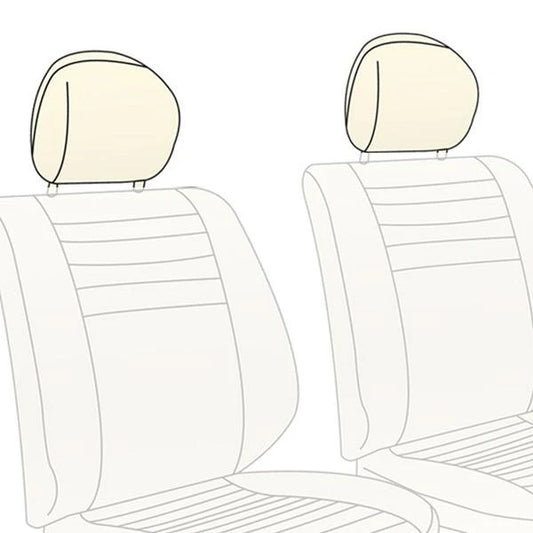 1977-84 Bug & Water Cooled Models Headrest Covers, H1 Style, 1 pr.