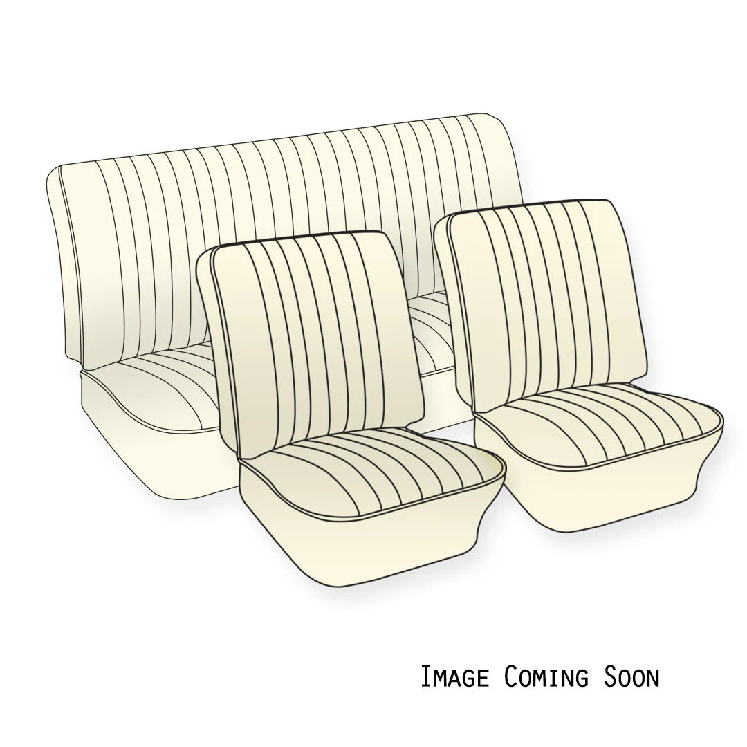 1958-64 Bug Sedan, Original Seat Upholstery, Front & Rear Basketweave