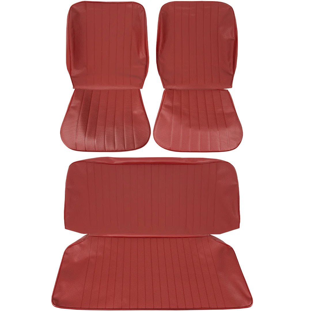 1958-64 Bug Sedan, Original Seat Upholstery, Front & Rear Basketweave