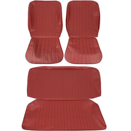 65-67 Bug Convertible Original Seat Upholstery,  (Fronts & Rear)