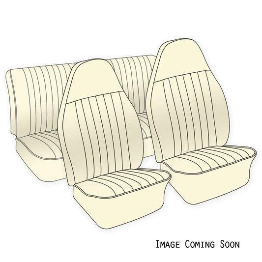 1973 Bug Sedan, Original Seat Upholstery, Front & Rear Smooth Vinyl