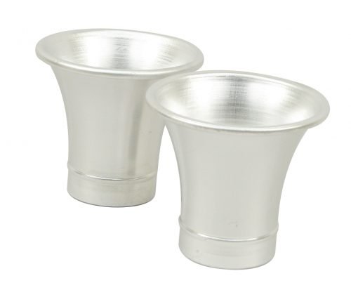 EMPI Aluminum Pro Velocity Stacks, 3 1/2" H x 3 7/8" W on Top, Pair 48 IDA