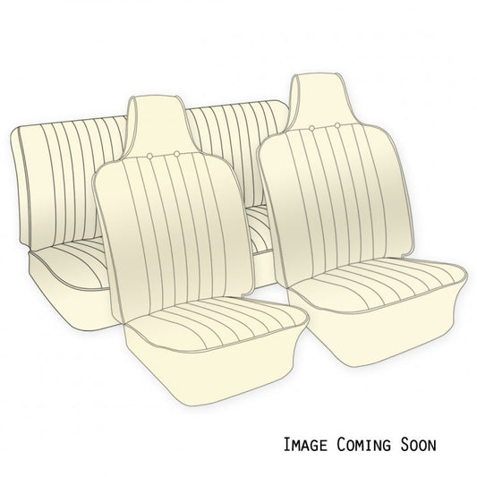 1970-72 Bug Sedan, Original Seat Upholstery, Front & Rear Smooth Vinyl